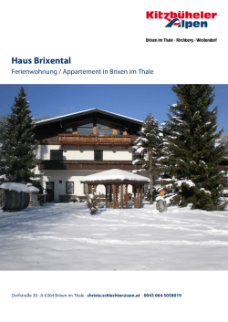Haus Brixental in Brixen im Thale