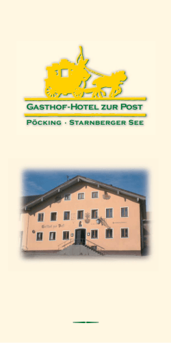 Prospekt - Hotel Gasthof