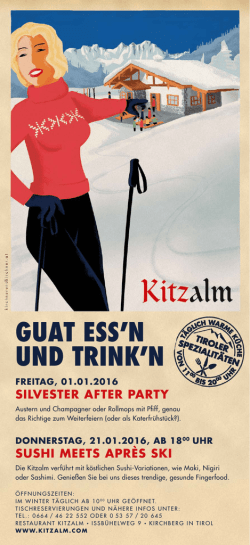 GUAT ESS`N UND TRINK`N