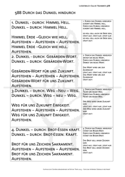 1. dunkel- durch: himmel hell. - Katholische Gehörlosengemeinde