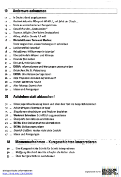 10 Anderswo ankommen 30 Aufstehen statt abtauchen! 48