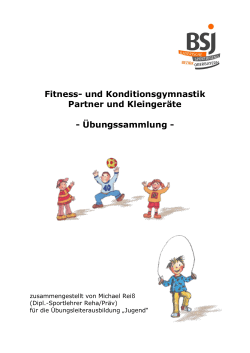 Fitness- und Konditionsgymnastik mit Kleingeräten, Partner, Gruppe