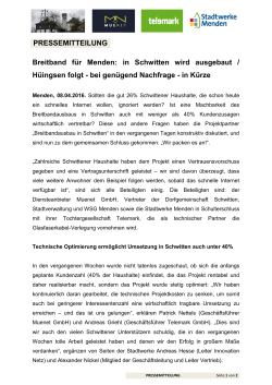 Pressetext pdf - Stadtwerke Menden