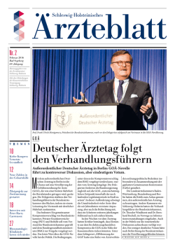 Deutscher Ärztetag folgt den Verhandlungsführern