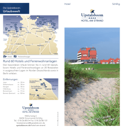 Hausprospekt - Upstalsboom Hotel Am Strand