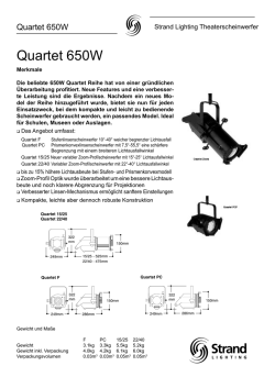 Quartet 650W - strandlighting.eu