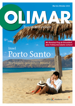 Insel Porto Santo – Portugals goldener Strand