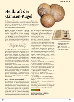 Heilkraft der G&auml;msen