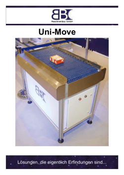 Uni-Move - BB Maschinenbau GmbH
