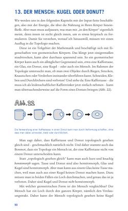 13. DER MENSCH: KUGEL ODER DONUT?