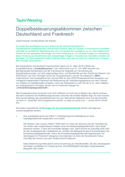 Doppelbesteuerungsabkommen zwischen