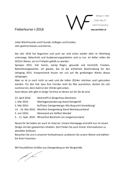 Fieberkurve I-2016
