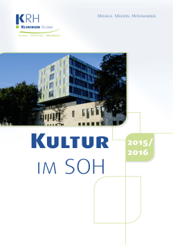 Kultur im SOH - Klinikum Region Hannover