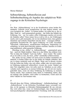 FKP_41_Morus_Markard - Kritische Psychologie