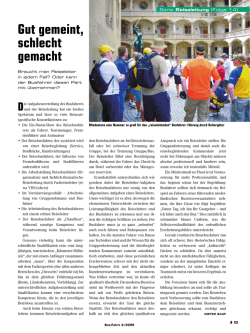 Gut gemeint, schlecht gemacht - BUS