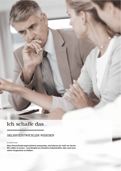 Ich schaffe das