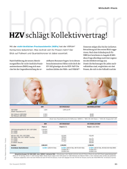 HZV schl&auml;gt Kollektivvertrag!