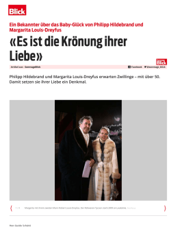 Ein Bekannter &uuml;ber das Baby-Gl&uuml;ck von Philipp