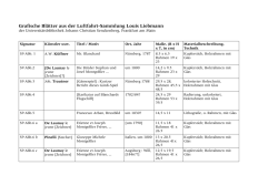 Grafische Bl&auml;tter aus der Luftfahrt