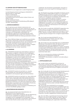 Herunterladen AGB