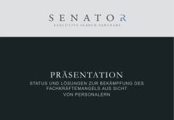 präsentation - Senat der Wirtschaft