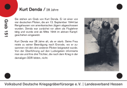 Kurt Denda /28 Jahre Grab 151