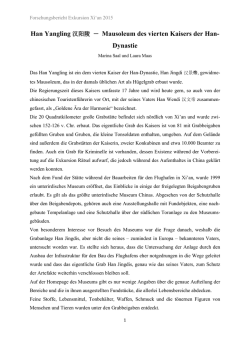 Han Yangling 汉阳陵 － Mausoleum des vierten Kaisers der Han