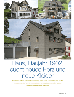 Haus, Baujahr 1902, sucht neues Herz und neue Kleider