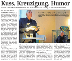 Kuss, Kreuzigung, Humor - Kirchenkreis Leine