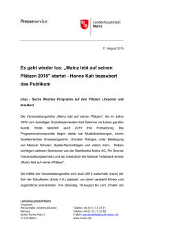 Pressemeldung herunterladen PDF-Datei