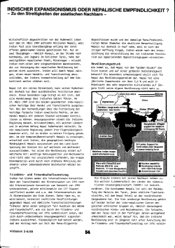 indischer expansionismus oder nepalische