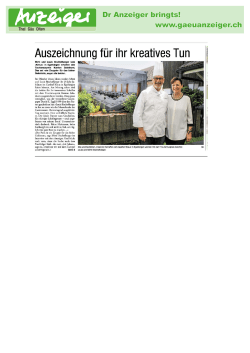 Anzeiger Thal Gäu Olten DO 21.05.2015