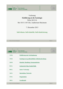 Individuum. Individualit&auml;t, Individualisierung