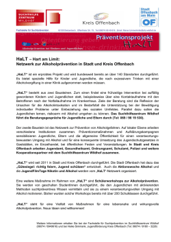 HaLT - Suchthilfezentrum Wildhof