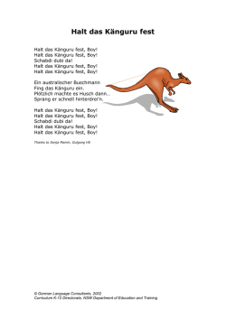 Halt das K&auml;nguru fest