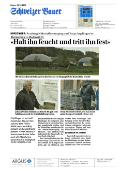 Halt ihn feucht und tritt ihn fest