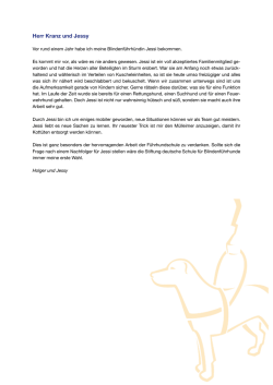 Herr Kranz und Jessy - Stiftung Deutsche Schule f&uuml;r Blindenf&uuml;hrhunde