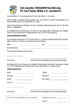 Ich m&ouml;chte TREUEMITGLIED des FC Carl Zeiss JENA e.V. werden!!!