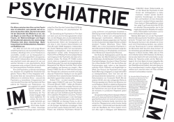 Die Allianz zwischen dem Kino und der Psychi