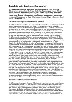 Schüpfheim bleibt Befreiungsschlag verwehrt