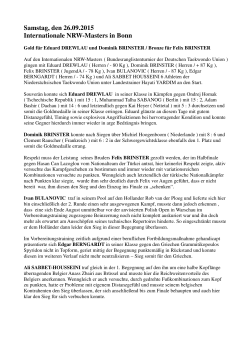 NRW Masters
