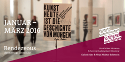 januar &ndash; m&auml;rz 2016 - Staatliches Museum Schwerin