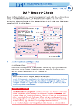 DAP Rezept-Check - Deutsches Apotheken Portal