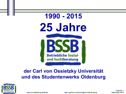 Downloud Präsentation - Carl von Ossietzky Universität Oldenburg