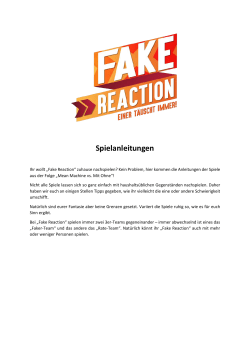 Die Spieleanleitungen "Mean Machine vs. Mit Ohne"