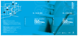 timetable - Bolzano Film Festival Bozen 2016