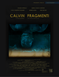 pressemappe / press kit pressemappe / press kit calvin fragmenti 1