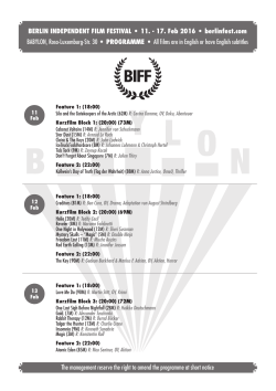 flyerA5-BIFF2016 - Berlin Independent Film Festival