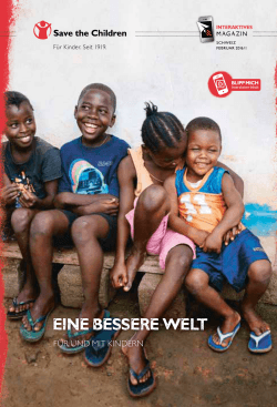 Eine bessere Welt - Save the Children