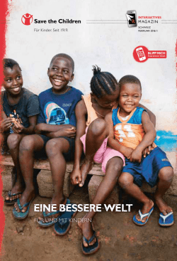 Eine bessere Welt - Save the Children